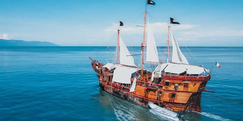 Tour en Barco Pirata Tierra de Piratas | Puerto Vallarta